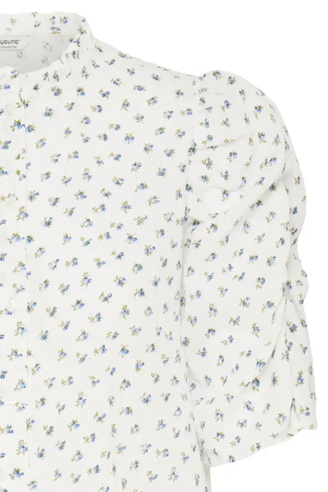 Hovedbilde BY Ffion Shirt 20819340 - White / Blue 900010596