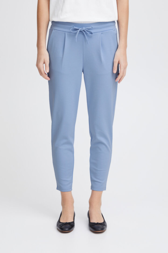 Hovedbilde IHKATE Cropped Pants 20104757 - Della Blue 164020