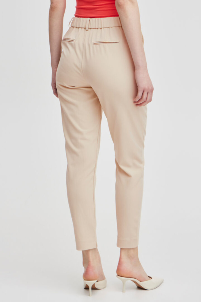 Hovedbilde ByDanta Pants Cropped 20803141 - Cement 140708