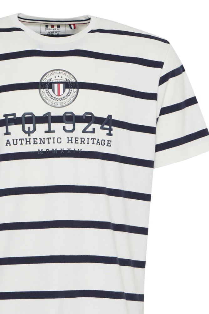Hovedbilde FQ1924 Torry Striped Tee 21900781 - Cloud Dancer 114201