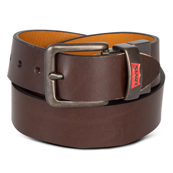 Hovedbilde LEVIS Leather Jeans Belt 9A6896 - Dark Brown