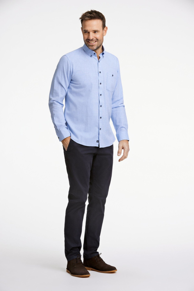 Hovedbilde JACK`S Brushed Shirt 3-210118 - Light Blue Melange