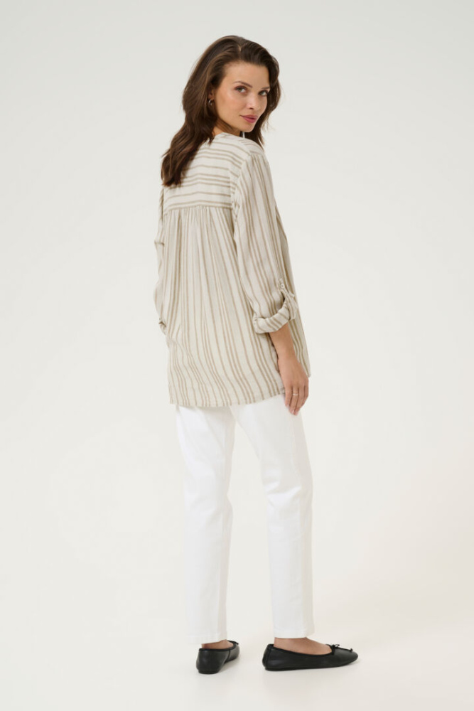 Bilde av Kaffe KAmilia Blouse 10508313 - Chalk Chinchilla 107125