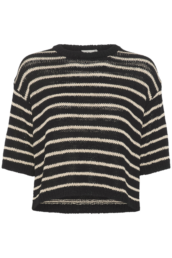 Hovedbilde KAYsabel Knit Pullover 10507630 - Black/White 104474