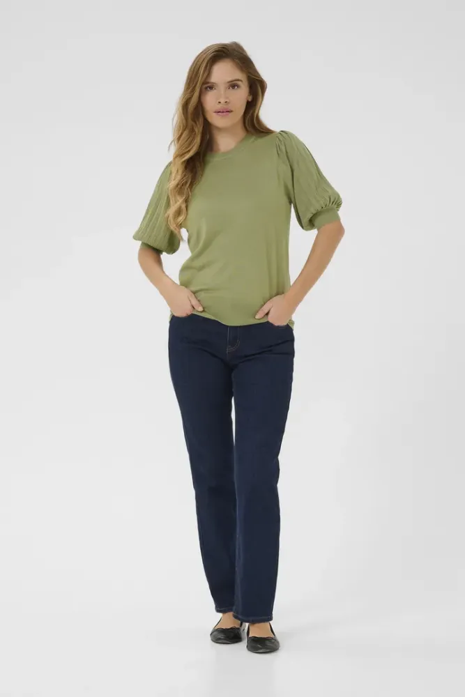 Hovedbilde KALone Knit Pullover 10508368 - Oil Green 170115