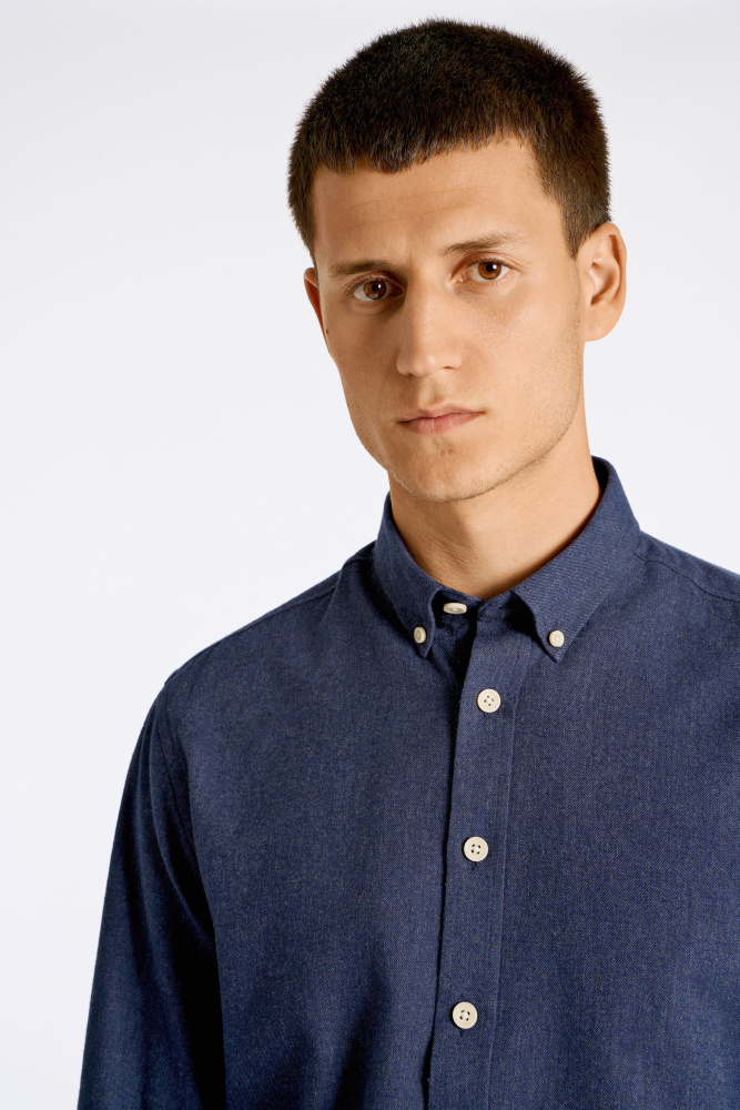 Hovedbilde LINDBERGH Brushed Shirt 30-203634 - Navy Melange