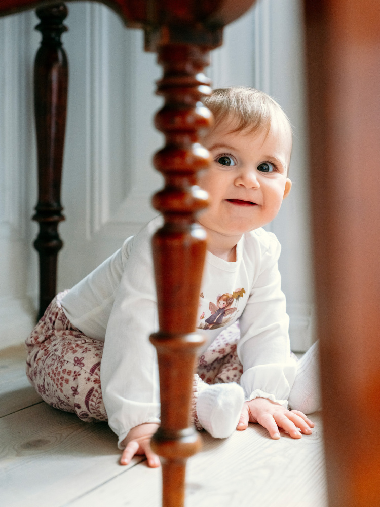 Hovedbilde H&C Trine Pants 19134165 - Oat Milk/Dark Plum 4511