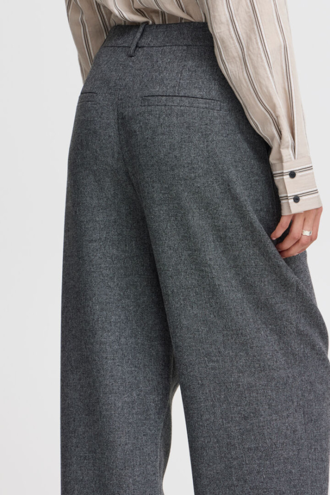 Hovedbilde BYEtona Pants 20815507 - Mid Grey Melange 200455