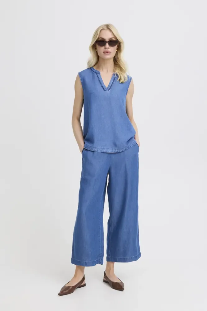 Hovedbilde BYKosmo Top 20818794 - Mid Blue Denim 200461