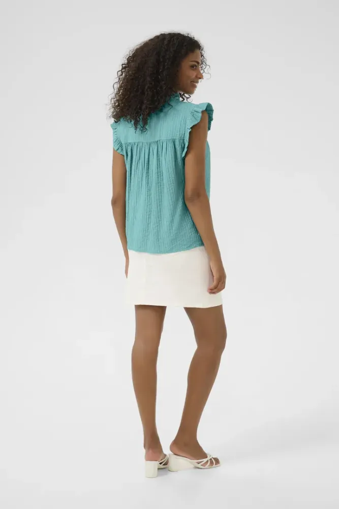 Bilde av Kaffe Kaliany Blouse 10509993 - Teal 174919
