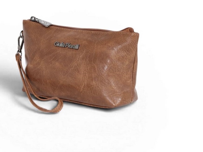 Hovedbilde Giulia Pieralli Classic toiletbag small 2033 - cognac