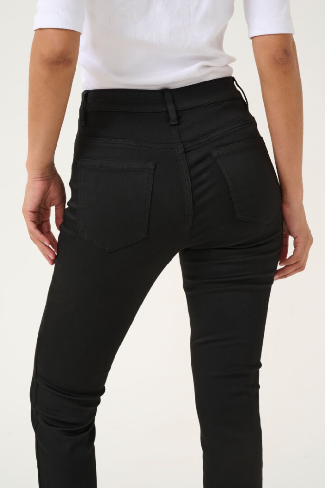 Hovedbilde KADima HW Slim Jeans 10509430 - Black Deep 100121