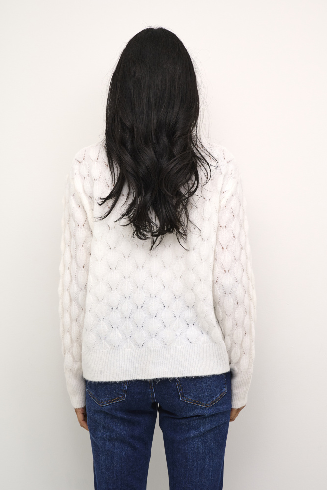 Hovedbilde KAMalene Cardigan 10508764 - Chalk Melange 1106021