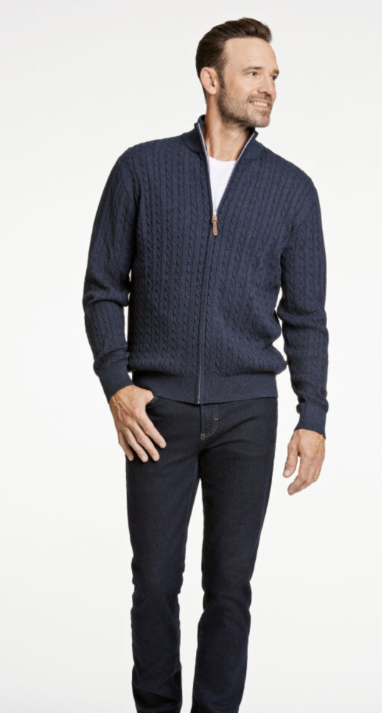 Hovedbilde ZIP CARDIGAN 3-381040 - NAVY