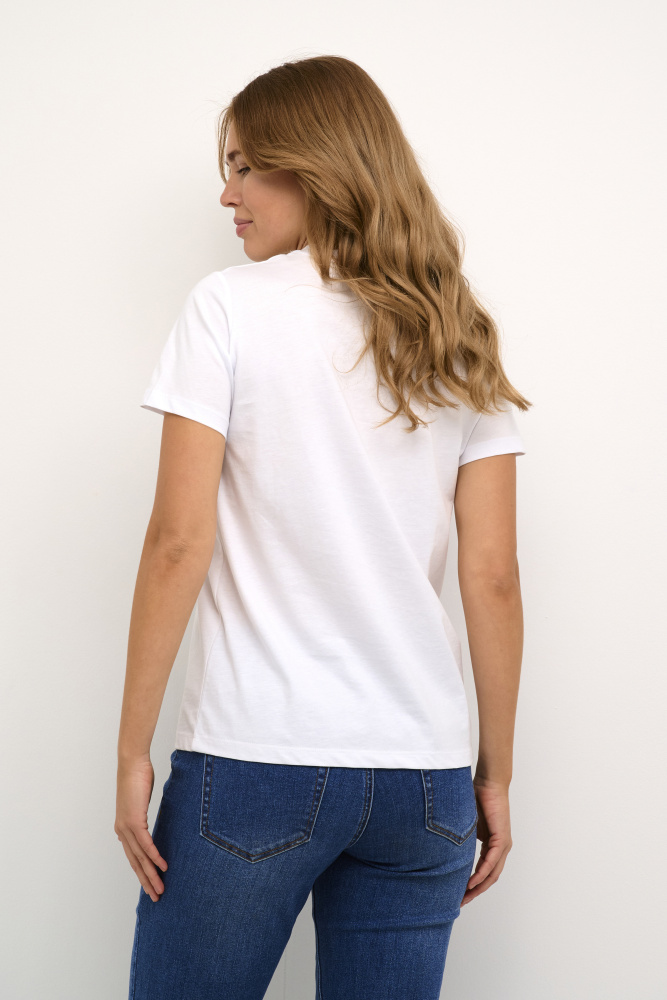 Hovedbilde KAPolly T-shirt 10508920 - White/Sand/Blue 106199