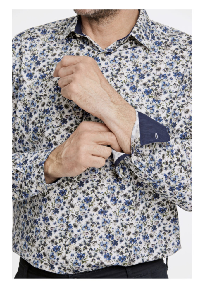 Hovedbilde Jack`s Shirt 3-220238 - White/Blue Flowers