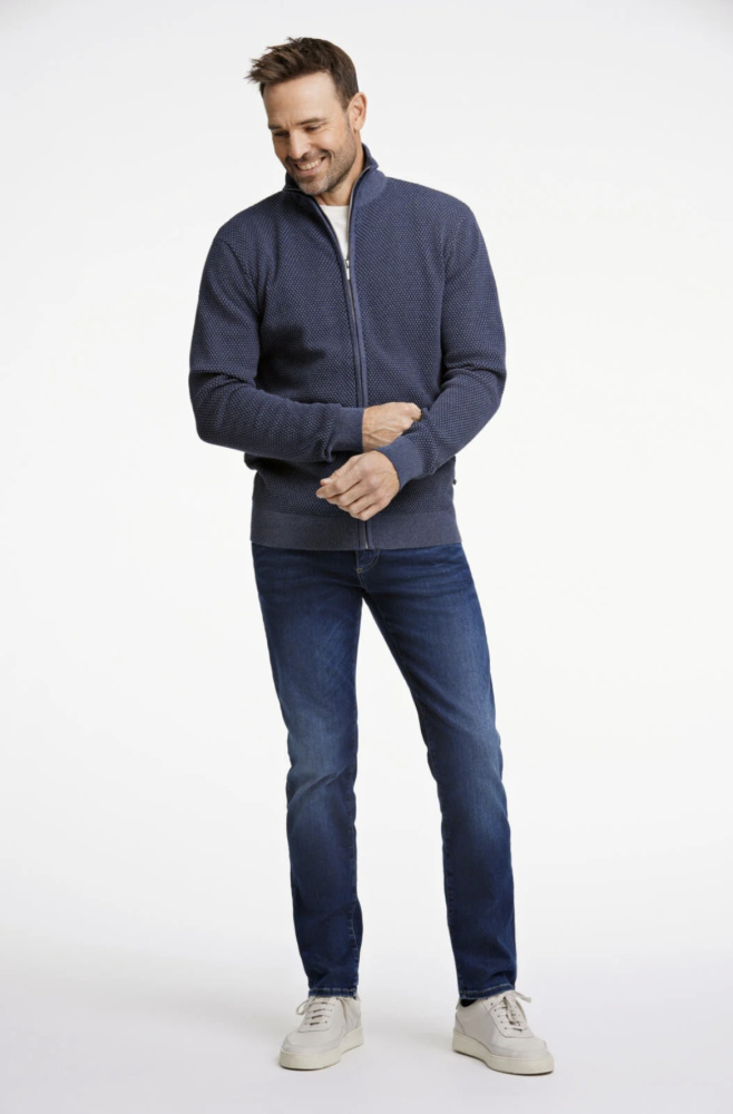 Hovedbilde Jack`s Pearl Knit Kardigan 3-831056 - Blue Melange