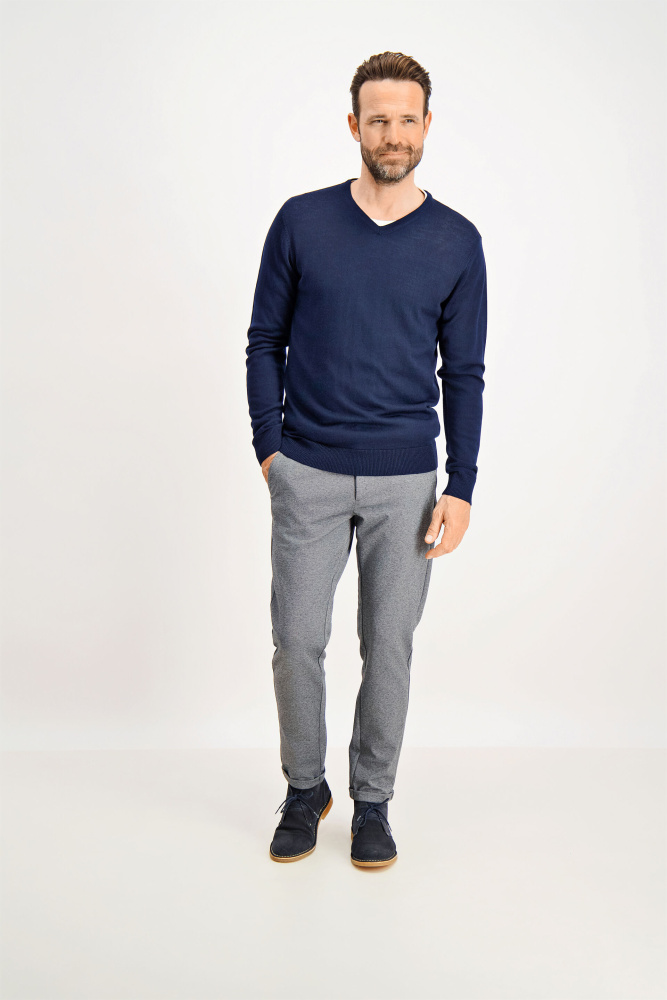 Hovedbilde Jack`s Merino Blend O-neck Knit 3-880001 - Navy