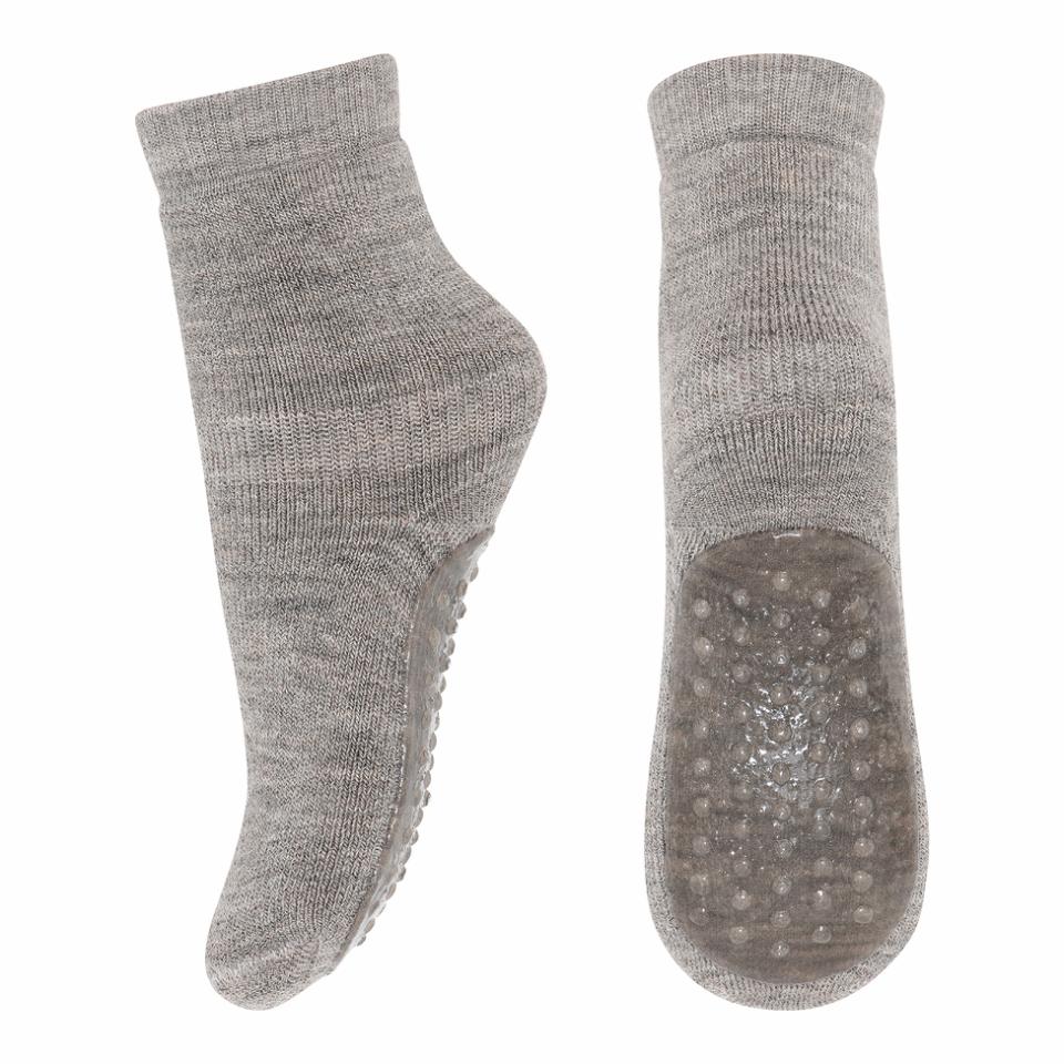 Hovedbilde MP Antiskli Ullsokk - Light Brown Melange 489