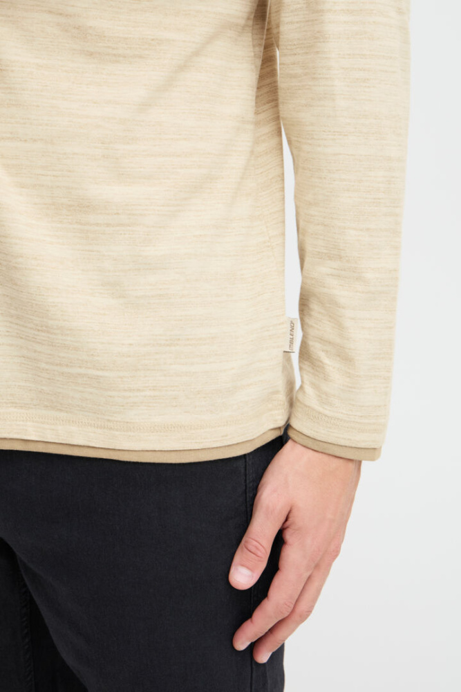 Hovedbilde Blend Bhjeff Jumper 20718006 - Bleached Sand 131008