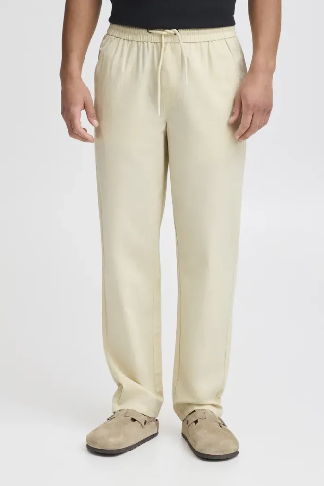 Bilde av BHBAY Linen Pants 20718408 - Bleached Sand 131008