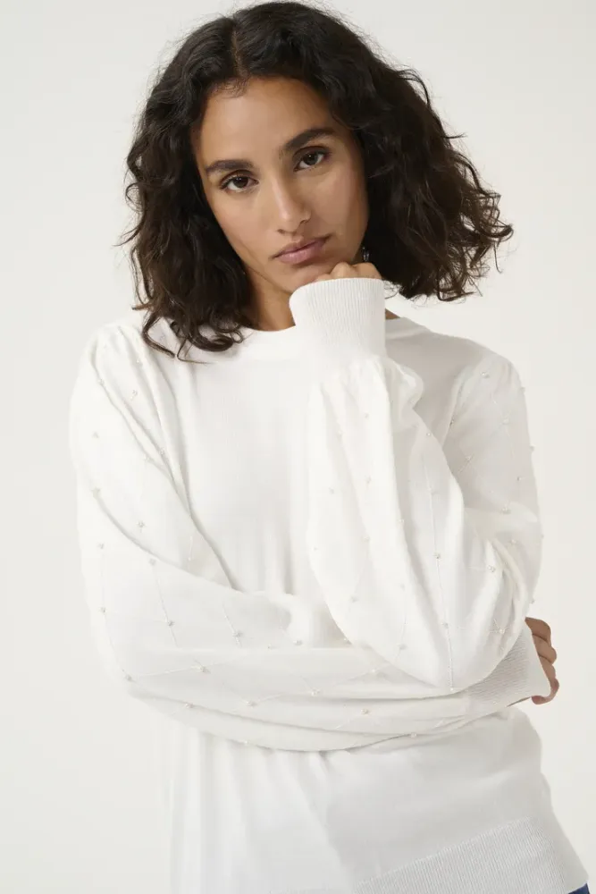 Hovedbilde KAKaren Pullover 10509470 - Chalk 110602