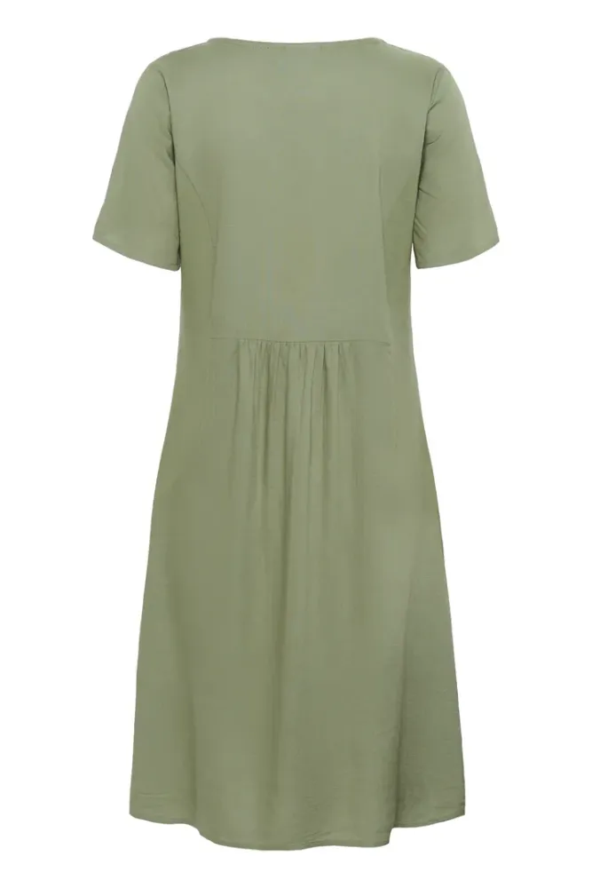 Bilde av Kaffe KAmilia Dress 10508362 - Oil Green 170115