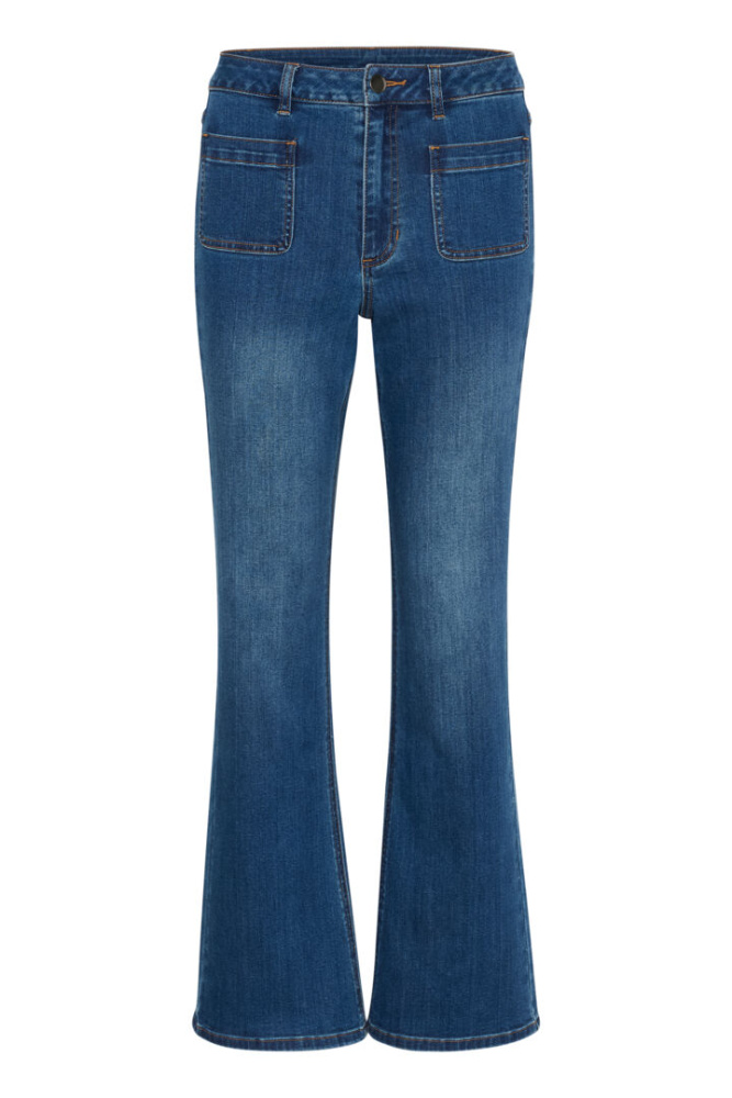 Hovedbilde KASinem Flared Jeans 10508464 - Medium Blue Denim 102272