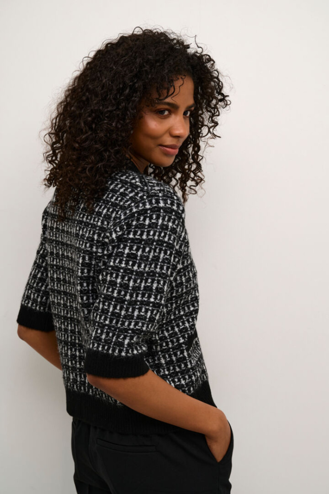 Hovedbilde KABirte Knit Cardigan 10509420 - Black/Turtledove 106817