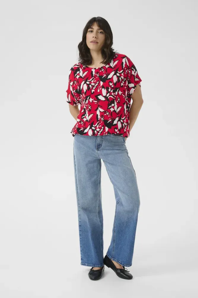 Hovedbilde KAAmber Blouse 10508257 - True Red 107956