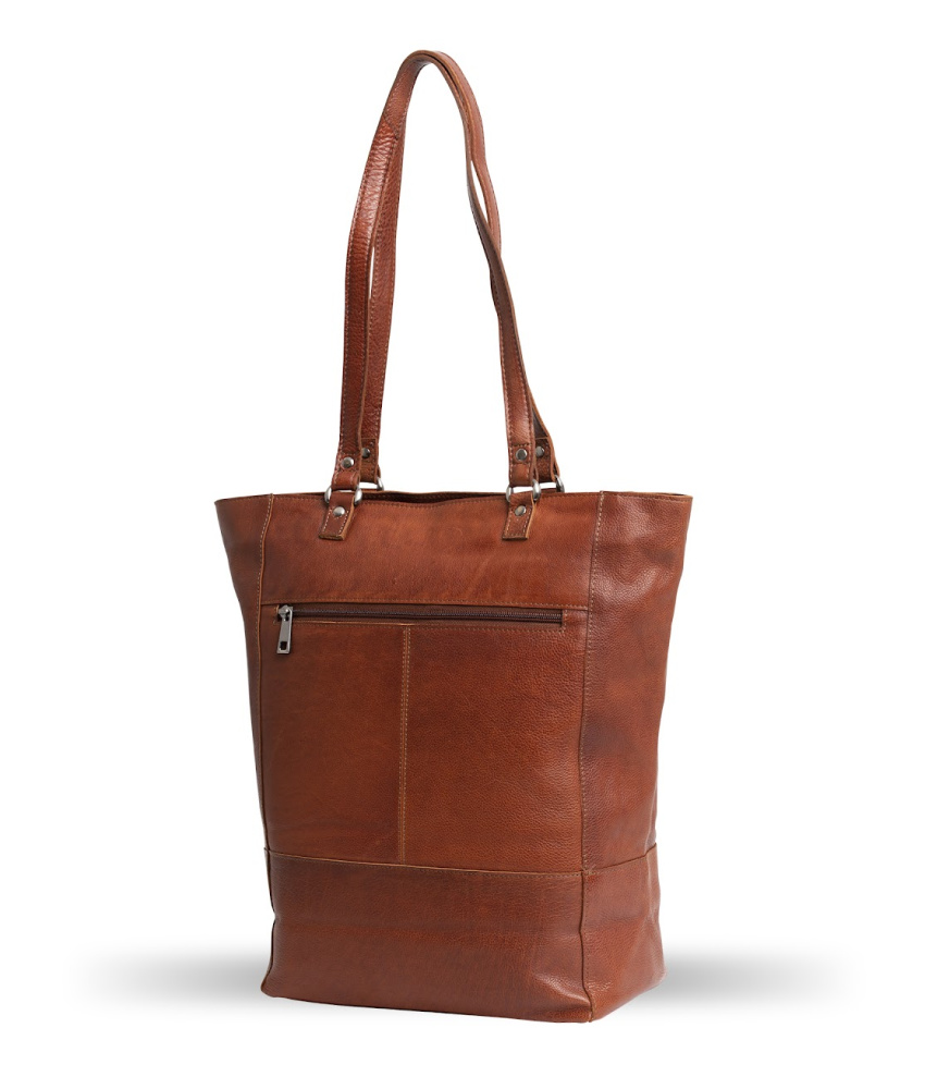 Hovedbilde Tiramisu Leather Tall Shopper Bag - BHCTM3552