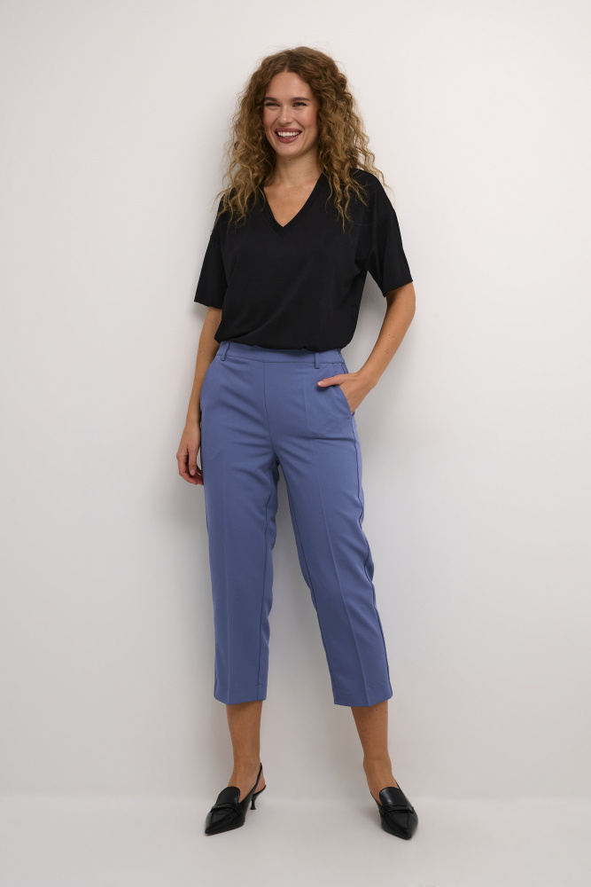 Hovedbilde KAsakura HW Cropped Pants 10506127 - Blue Indigo 193928