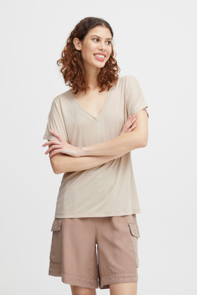 Hovedbilde BYPerl Bat T-shirt 20814646 - Cement 140708