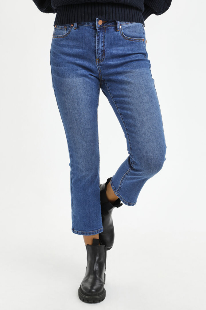 Hovedbilde KASinem Jeans Cropped 10506133 - Medium Blue Denim 102272