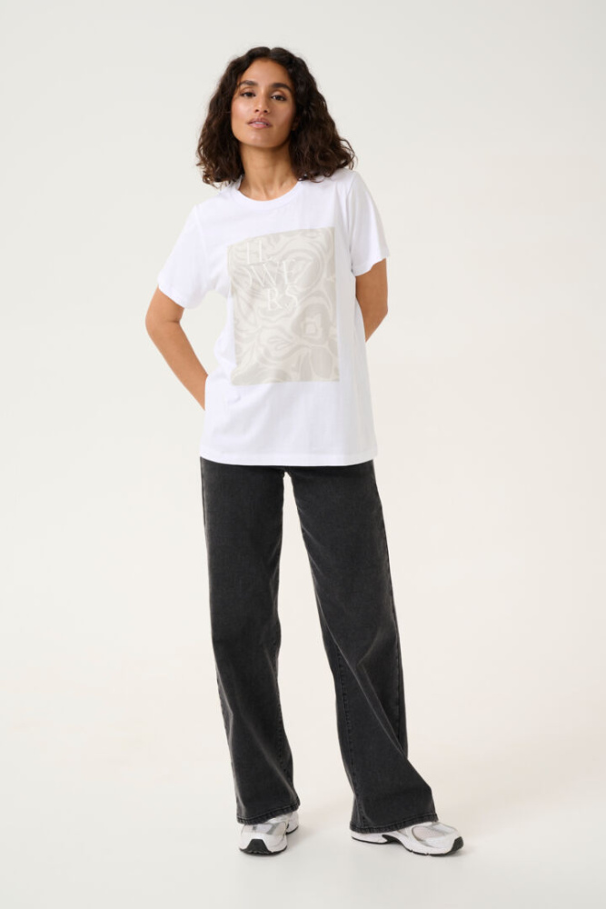 Hovedbilde KARita T-shirt 10509438 - Optical White 110601