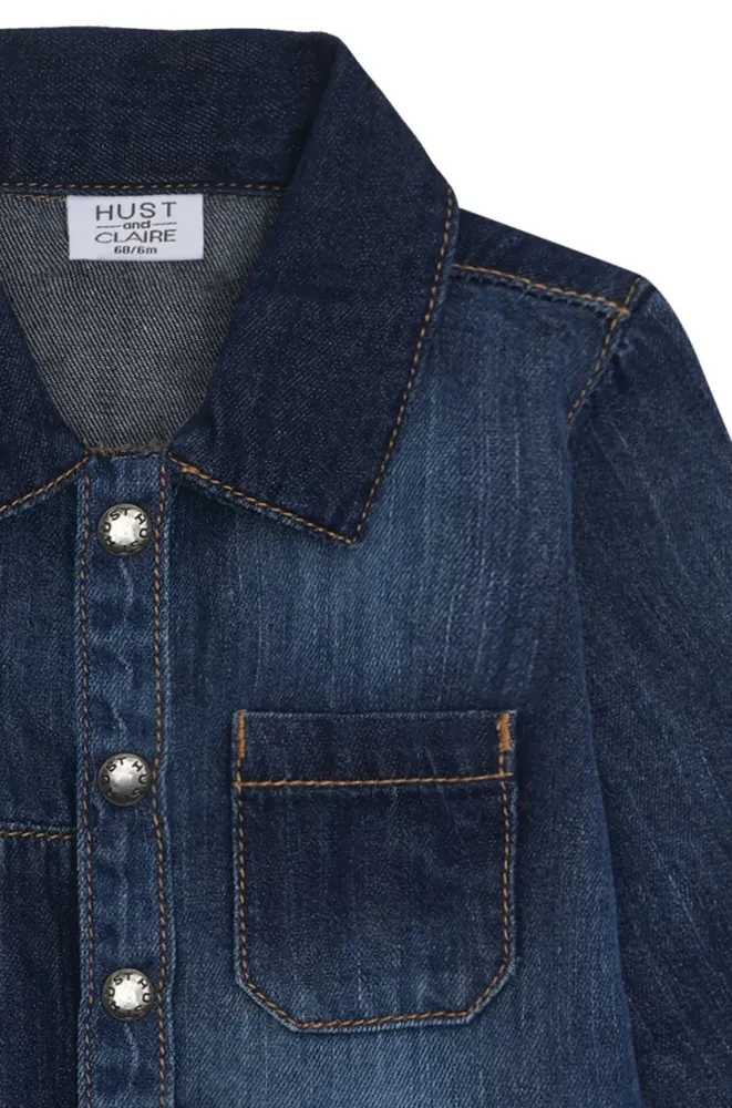 Hovedbilde H&C Bertil Denim Skjortebody 31207 - Blue Denim 57