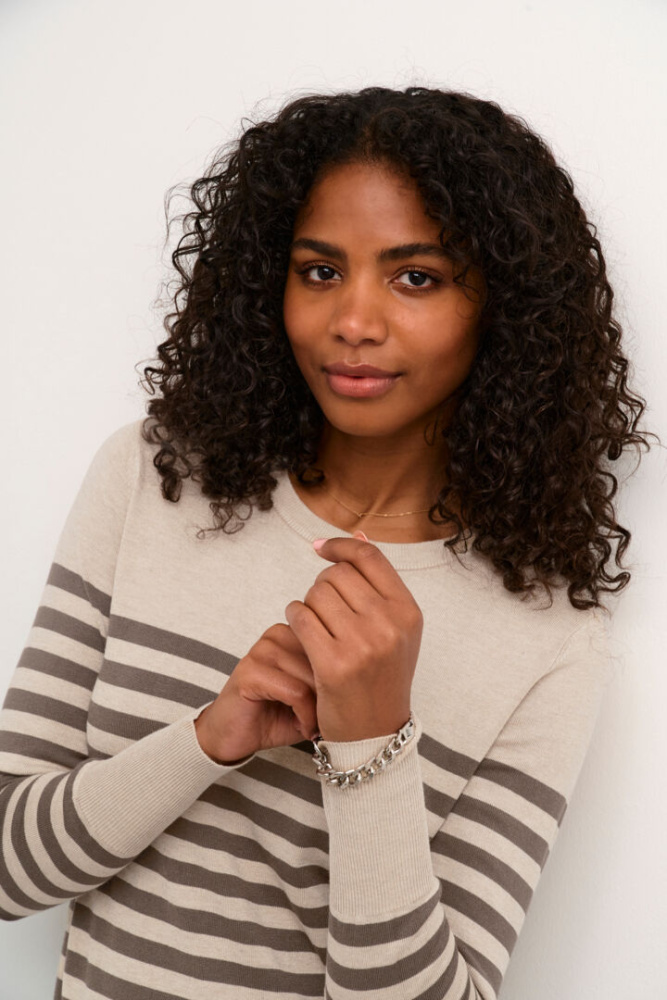 Hovedbilde KALizza Knit Pullover 10509065 - Feather Grey/Brown 106465