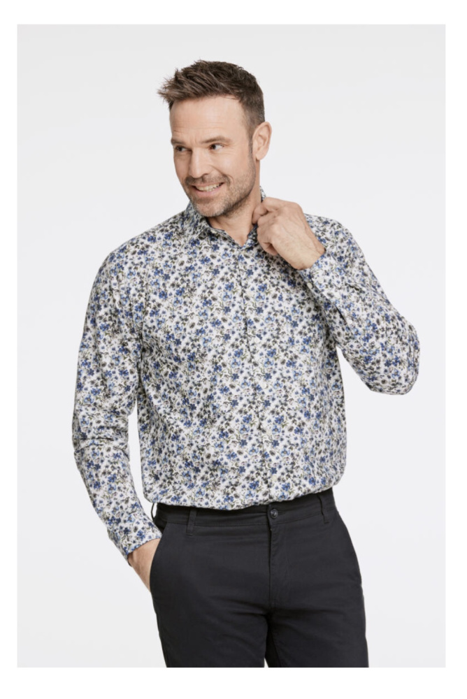 Hovedbilde Jack`s Shirt 3-220238 - White/Blue Flowers