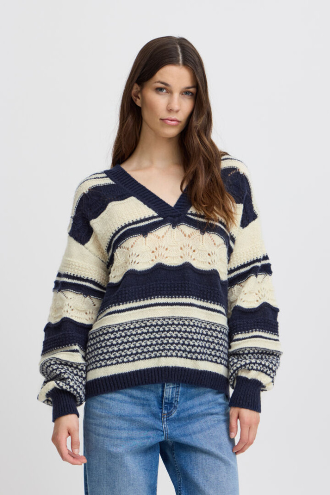 Hovedbilde IHAstra Knit Sweater 20122033 - Total Eclipse 201164