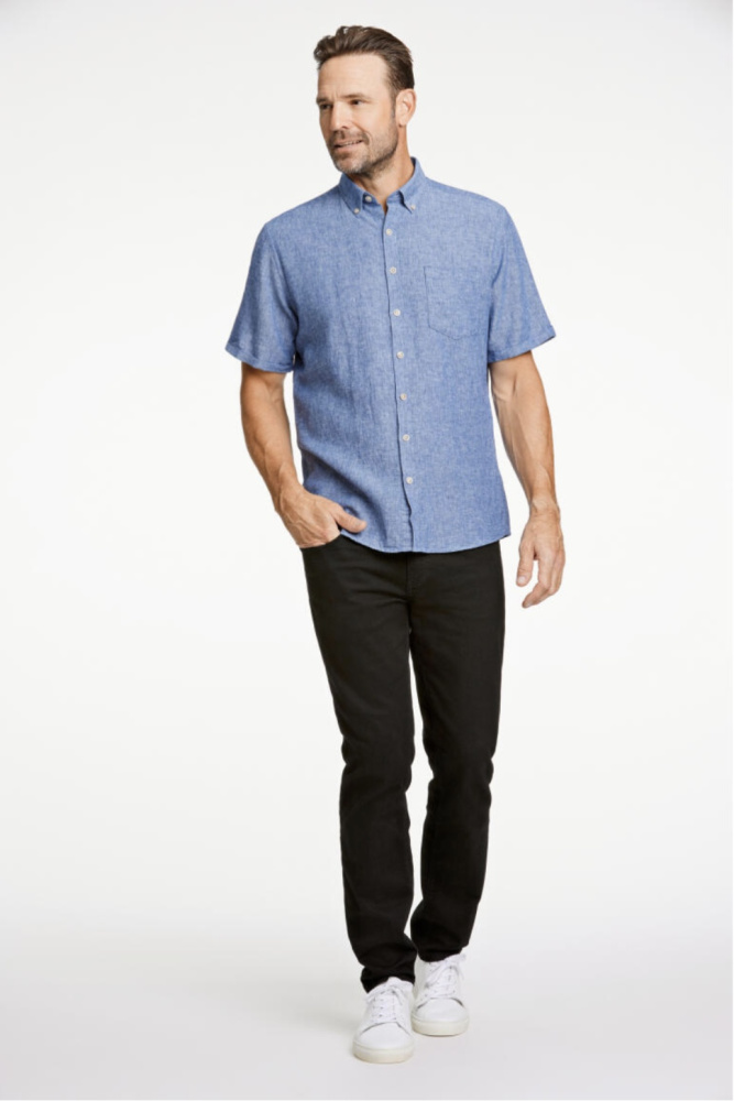 Hovedbilde JACK`S Cotton/linen Shirt 3-210075 - Navy