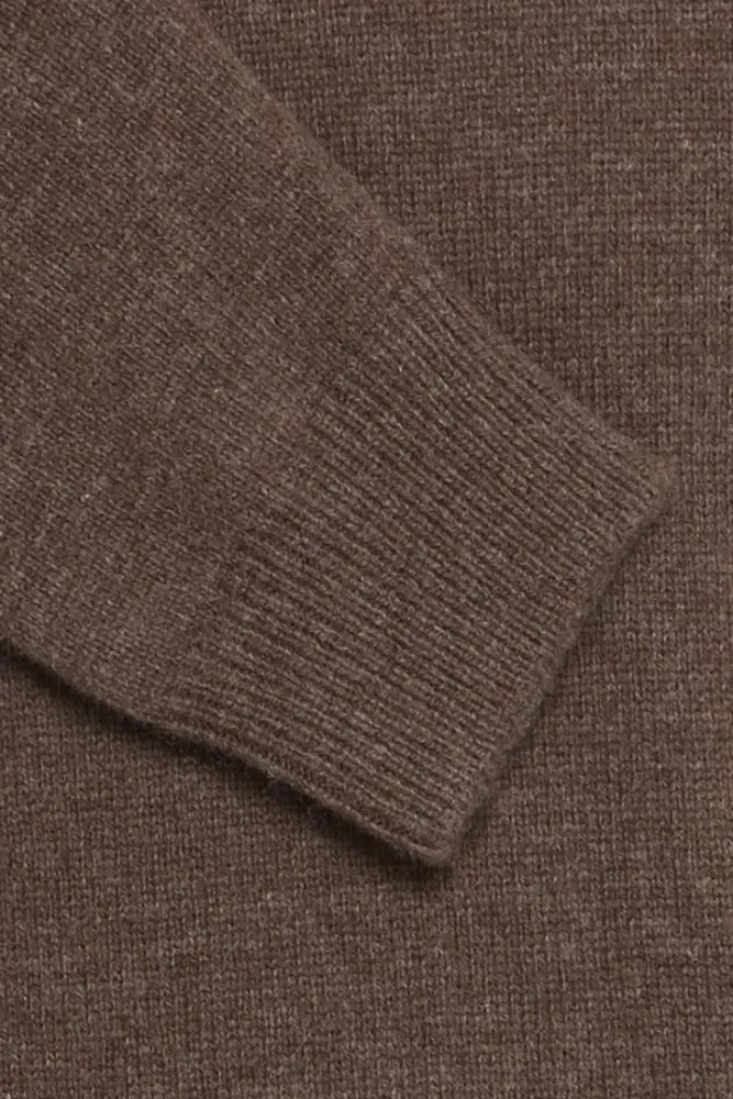 Hovedbilde Blend Branko Wool Knit 20720127 - Brown Melange 1908141