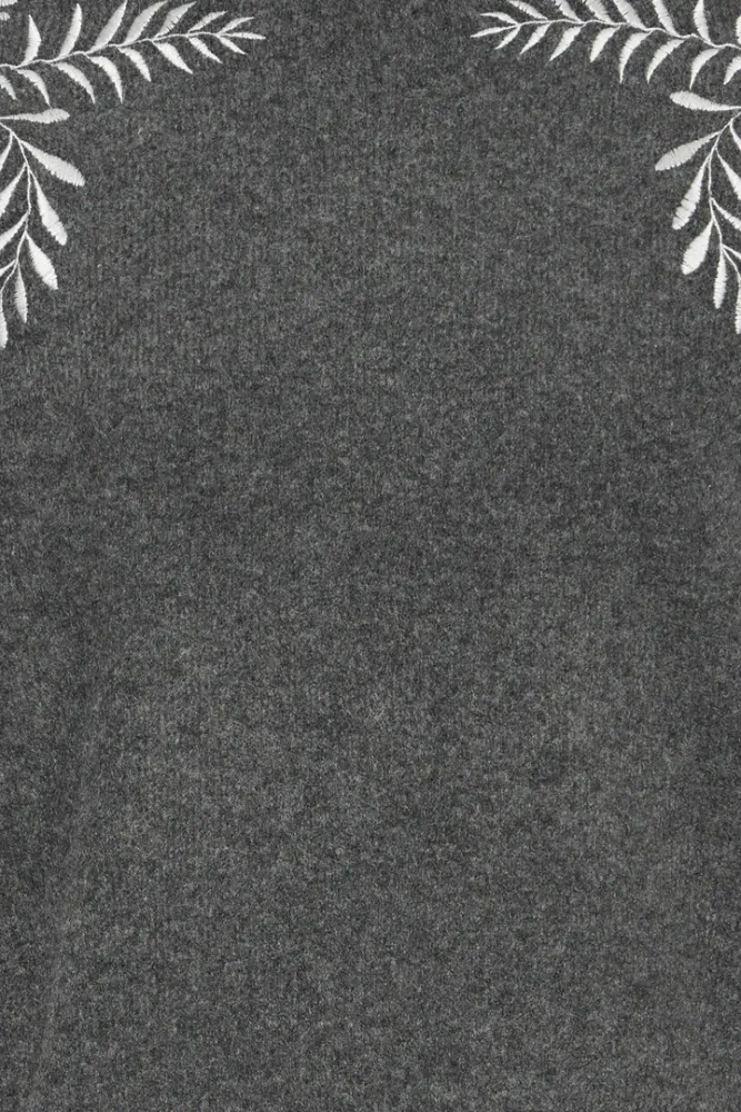 Hovedbilde BYMagge Embroided Jumper 20818186 - Dark Grey 200456