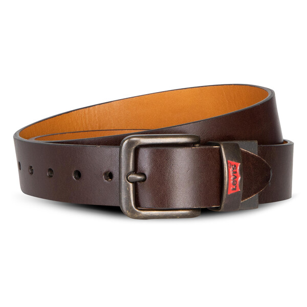 Hovedbilde LEVIS Leather Jeans Belt 9A6896 - Dark Brown