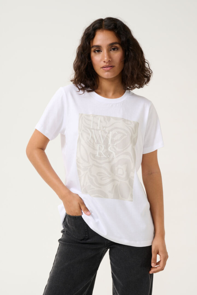 Hovedbilde KARita T-shirt 10509438 - Optical White 110601