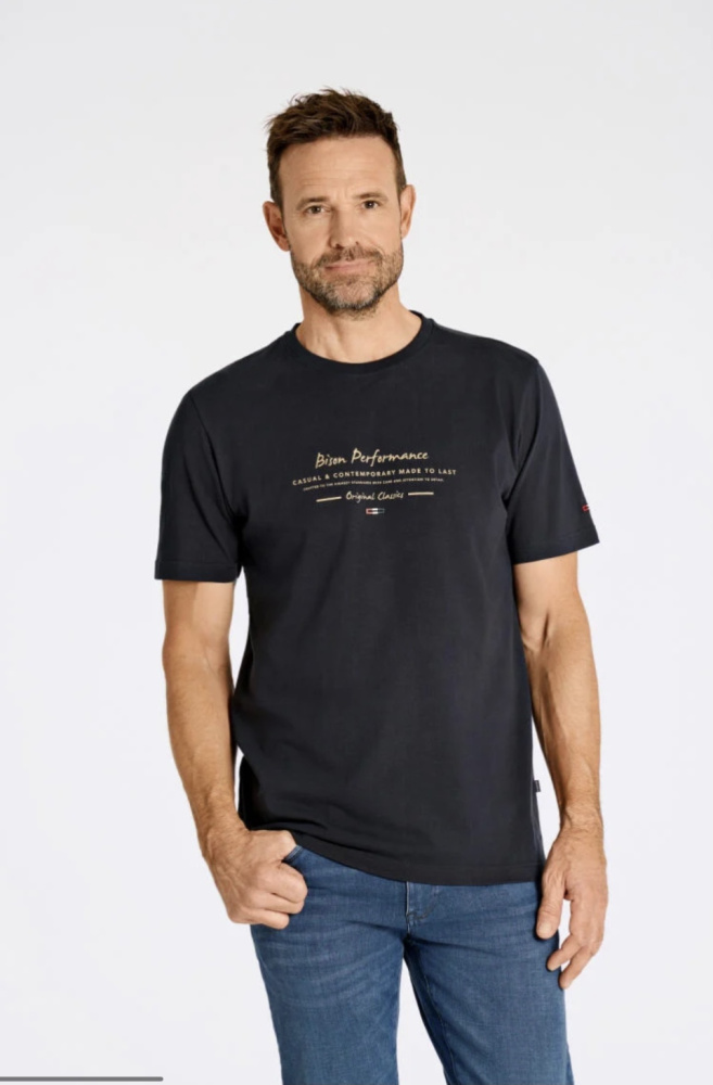 Hovedbilde Bison O-neck Tee 80-400130 - Navy