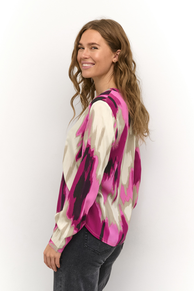Hovedbilde KABeathe Blouse 10508895 - Pink Abstract 106682