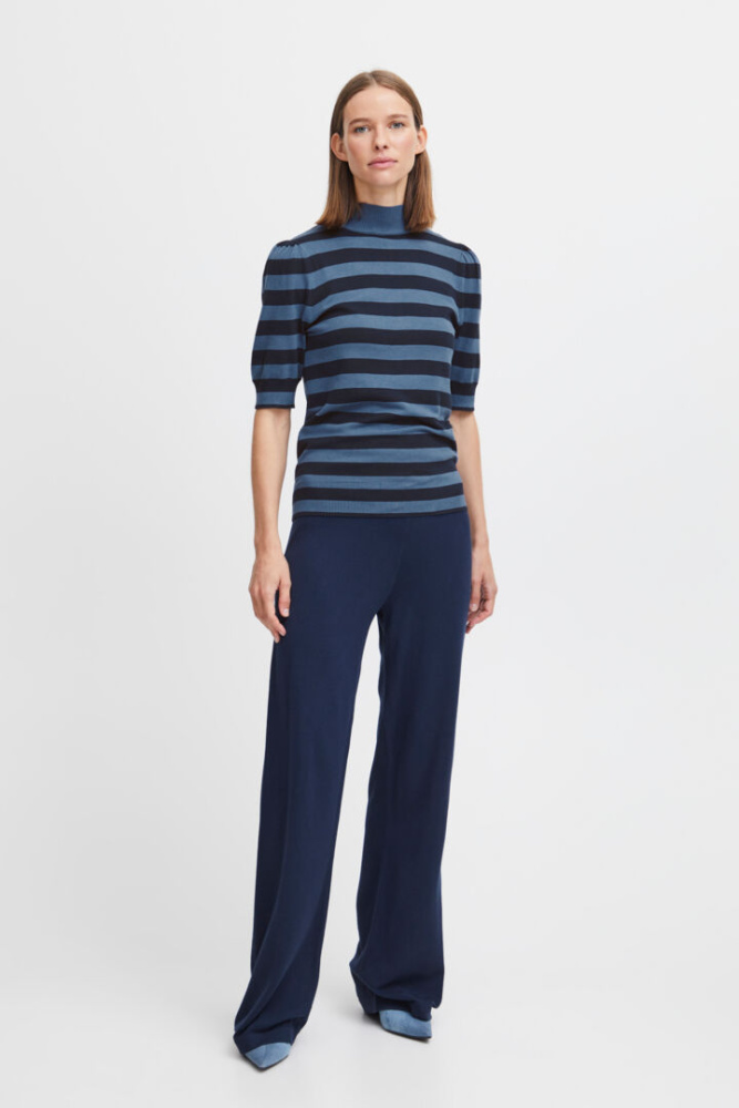 Hovedbilde BYMmorla Puff Sleve 20815299 - Blue Horizon Striped 203287