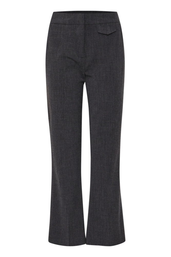 Hovedbilde BYDanta Flare Pants 20815156 - Black Melange 200452