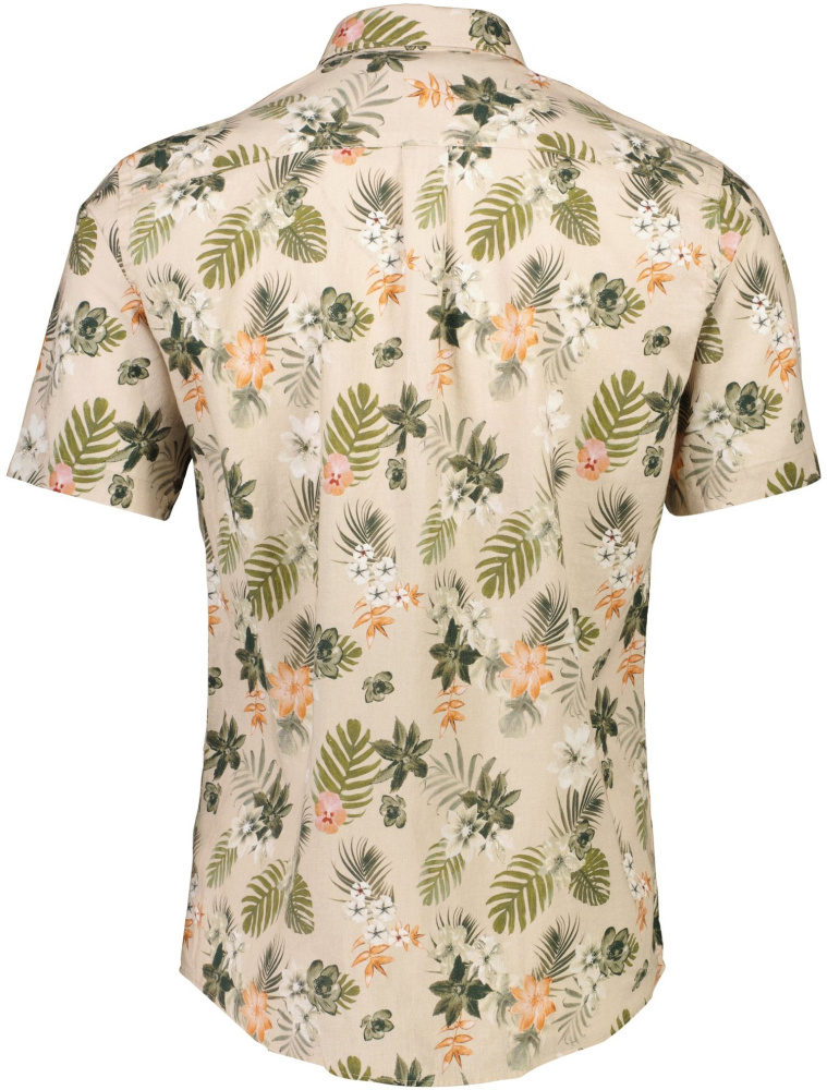 Hovedbilde JACK`S Cotton/linen Shirt 3-210129 - Sand/Green