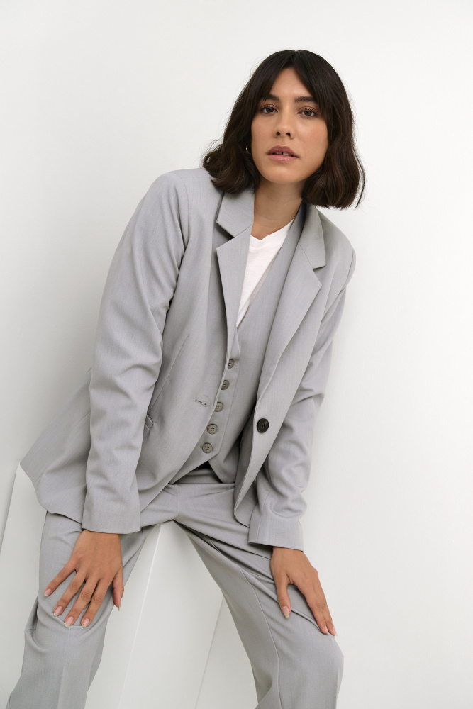 Hovedbilde KASakura Blazer 10506684 - Grey Melange 100123